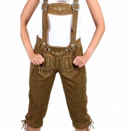 04 Damen Kniebund Lederhosen - Image 1